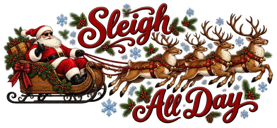 Sleigh All Day coffee mug