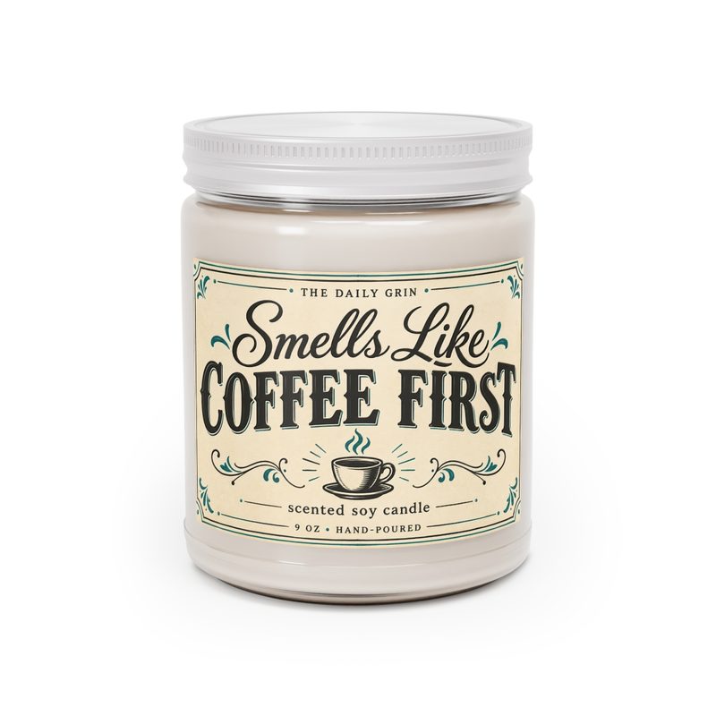 Smells Like Coffee First candle