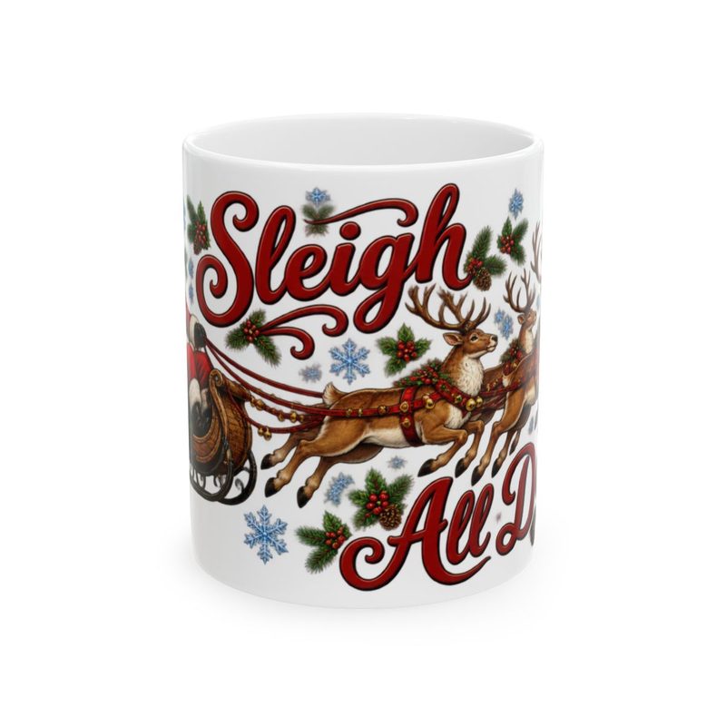Sleigh All Day coffee mug